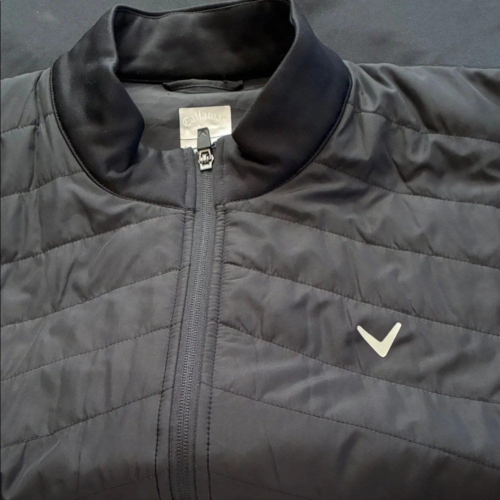 Callaway Men's Quilted Black Lightweight Jacket size XXL